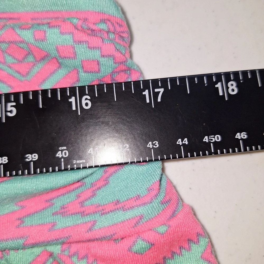 Vintage Tribal Bright Maxi Skirt 1X 34